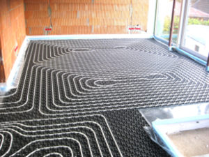 Fußbodenheizung